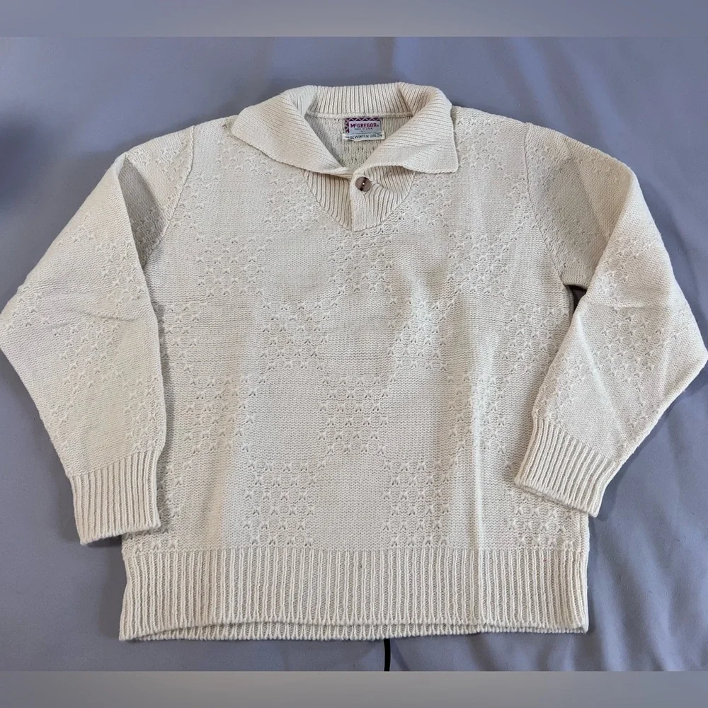 Rare Vintage McGregor Men’s‎ Sweater Sz Large 100% Wintok Orlon